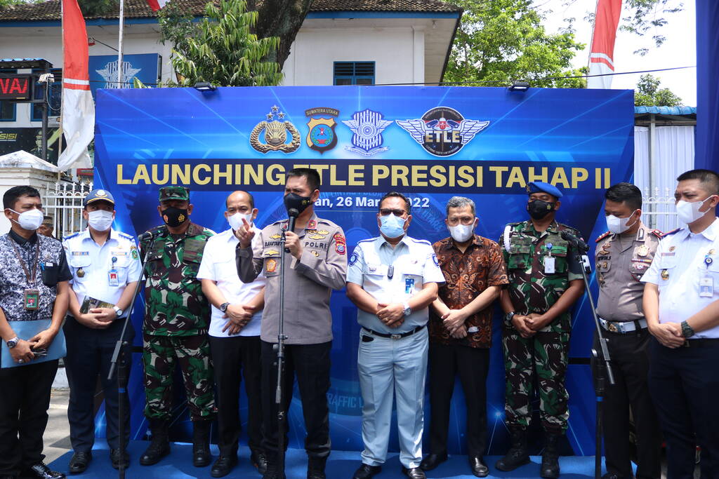 Foto kegiatan Launching ETLE Presisi Tahap II